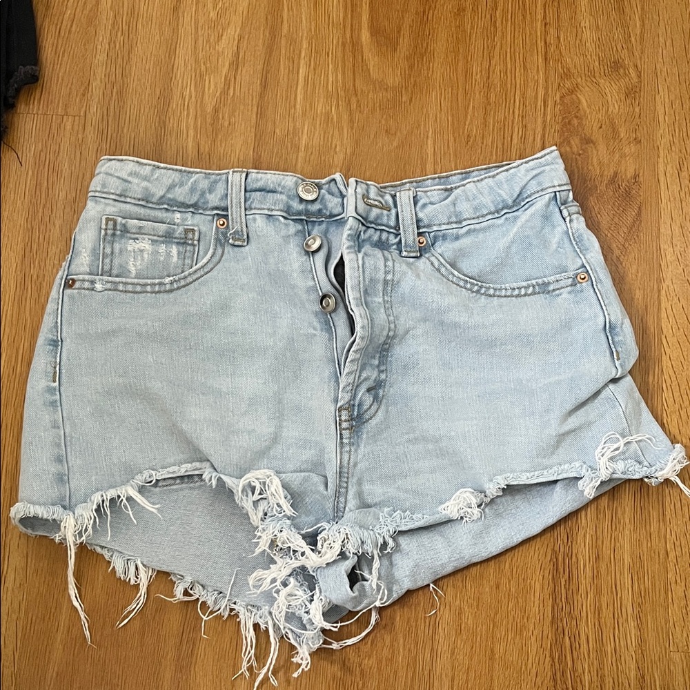 Wild Fable Light Wash Distressed Jean Shorts